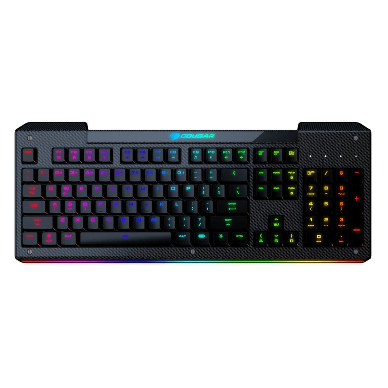 Cougar Aurora S Gaming RGB Keyboard - Black - لوحة مفاتيح